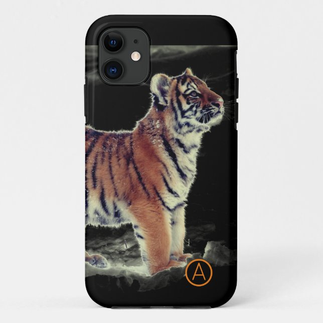 Case-Mate iPhone 11 Case-BABY TIGER DIY INITIAL Hülle (Rückseite)