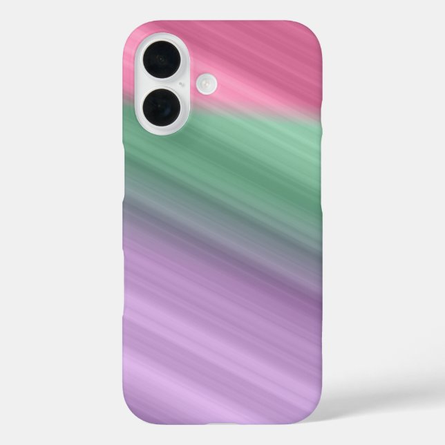 Case-Mate iPhone 16 decken diagonale Linien. Hülle (Rückseite)