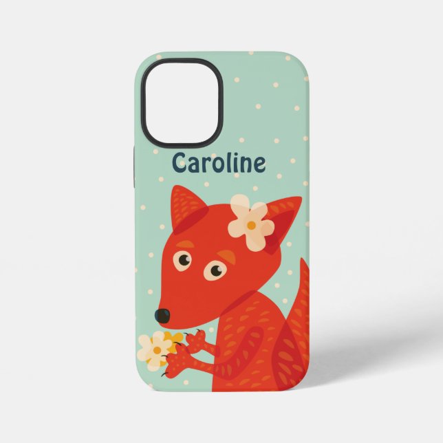 Case-Mate iPhone Case: niedlicher Name des Fuchs Hülle (Rückseite)