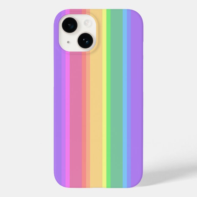 Case-Mate iPhone Gehäuse mit pastellfarbenen Regen Hülle (Rückseite)