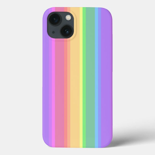 Case-Mate iPhone Gehäuse mit pastellfarbenen Regen Hülle (Rückseite)