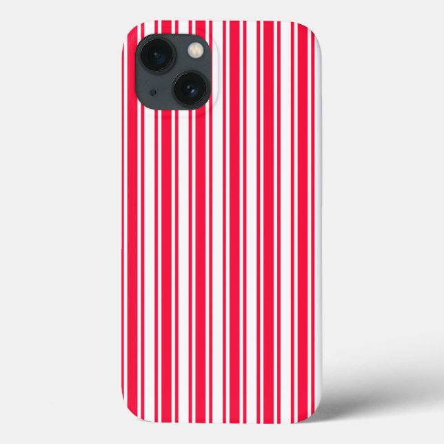 Case-Mate-iPhone-Gehäuse mit roten und weißen Süßi Case-Mate iPhone Hülle (Rückseite)