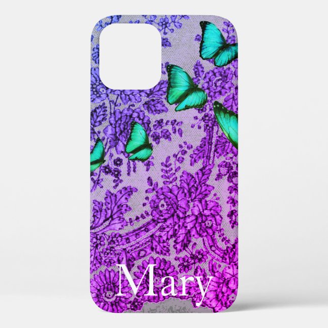 CASE MATE IPHONE-Hülle BLAUE SPITZE MIT INDIVIDUEL (Rückseite)