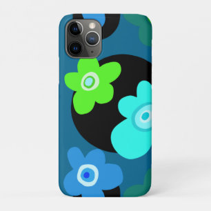 Case-Mate-iPhone mit blauen und grünen Blume Case-Mate iPhone Hülle