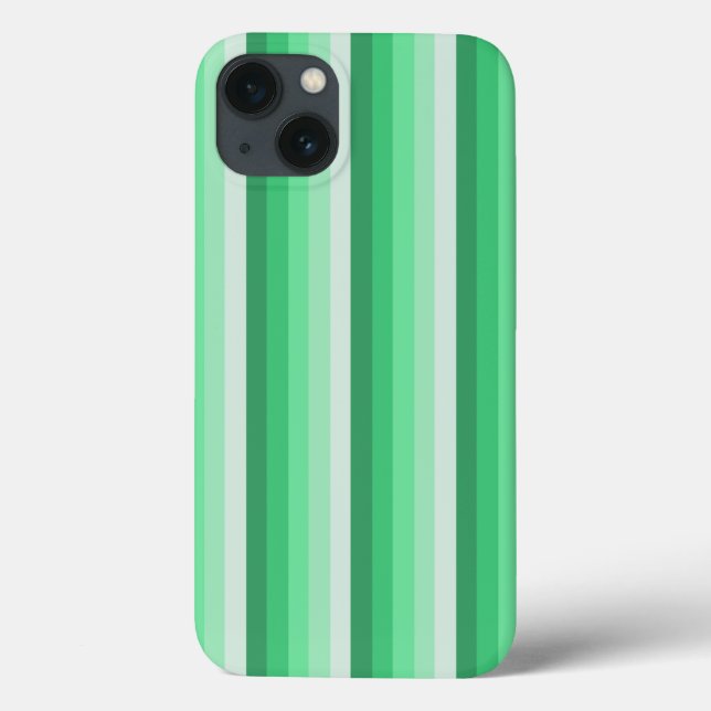 Case-Mate iPhone mit grünem Schattenstreifen Hülle (Rückseite)