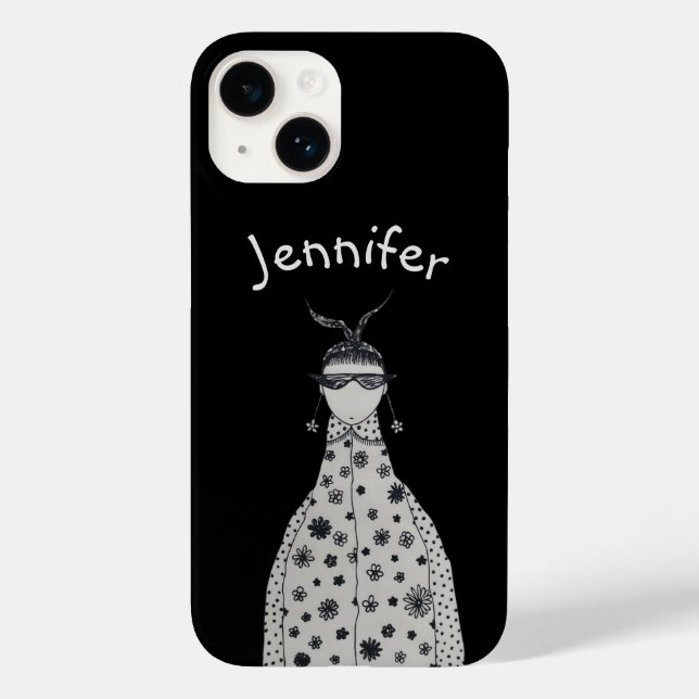 Case-Mate-iPhone mit niedlicher Blume Case-Mate iPhone Hülle (Rückseite)