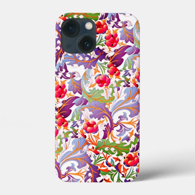 Case-Mate-iPhone mit phantastischen farbigen Blume Case-Mate iPhone Hülle (Rückseite)