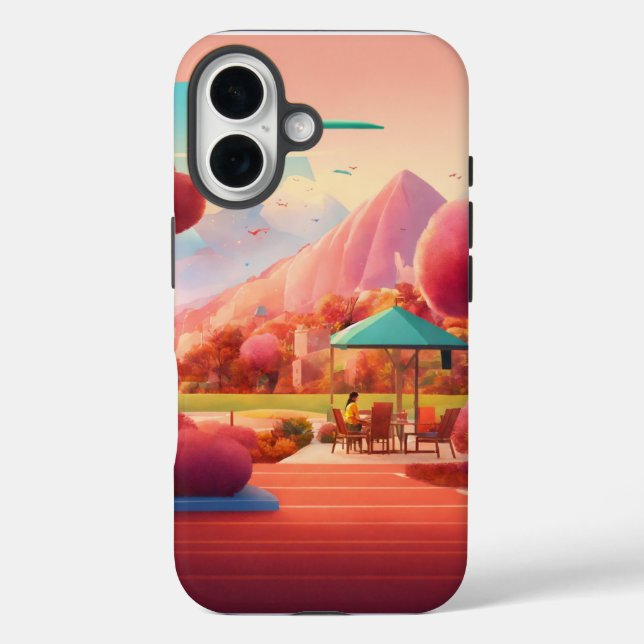 Case-Mate-Phone Case, Apple iPhone 16, Tough Case-Mate iPhone Hülle (Rückseite)