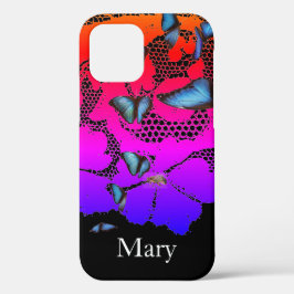CASE-MATE RAINBOW BLUME ANTIQUE LACE INDIVIDUELLE  iPhone HÜLLE