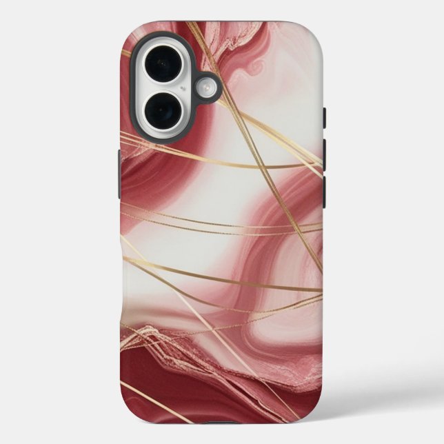 Case-Mate Tough Apple iPhone 16 Fall mit Baby-Butt Hülle (Rückseite)