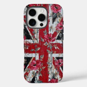 Case-Mate Tough Apple iPhone-Hülle-Britische Flagg iPhone 16 Pro Hülle