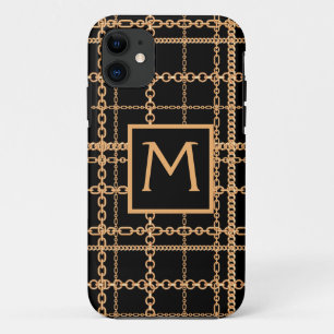 Case Mate Tough Apple iPhone XR Fall - Gold Chains