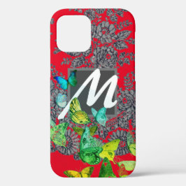 CASE-MATE TOUGH CUSTOM INITIAL RED ANTIQUE LACE Case-Mate iPhone HÜLLE