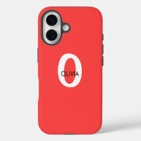 Case-Mate Tough iPhone 16 Case CUSTOM INITIAL