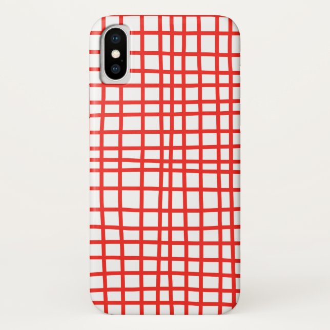 Case Red Gingham Handmade (Rückseite)