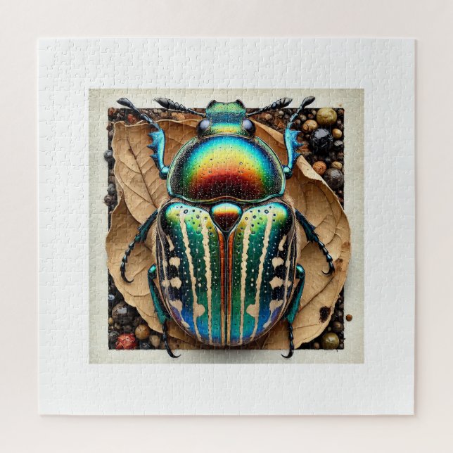 Casebearing Leaf Beetle 290824IREF233 - Watercolor Puzzle (Vertikal)