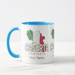 Caserta Italien Retro Kampanien Karte Vintage Souv Tasse