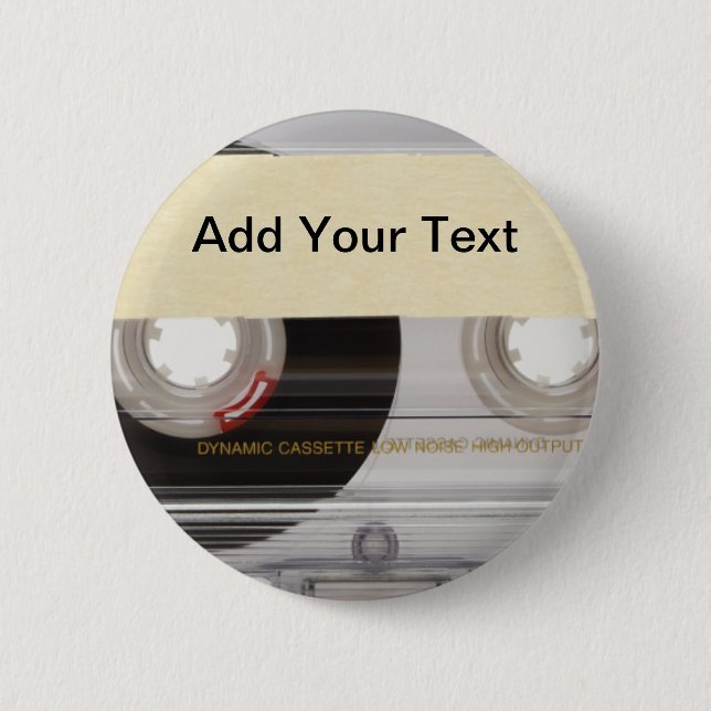 Casette Tape Button (Vorderseite)