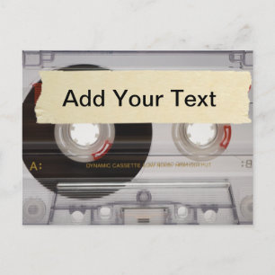 Casette Tape Postkarte