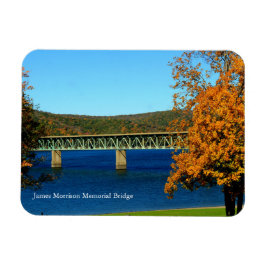 Casey Bridge farbenfrohe Herbstszene Souvenir Magnet