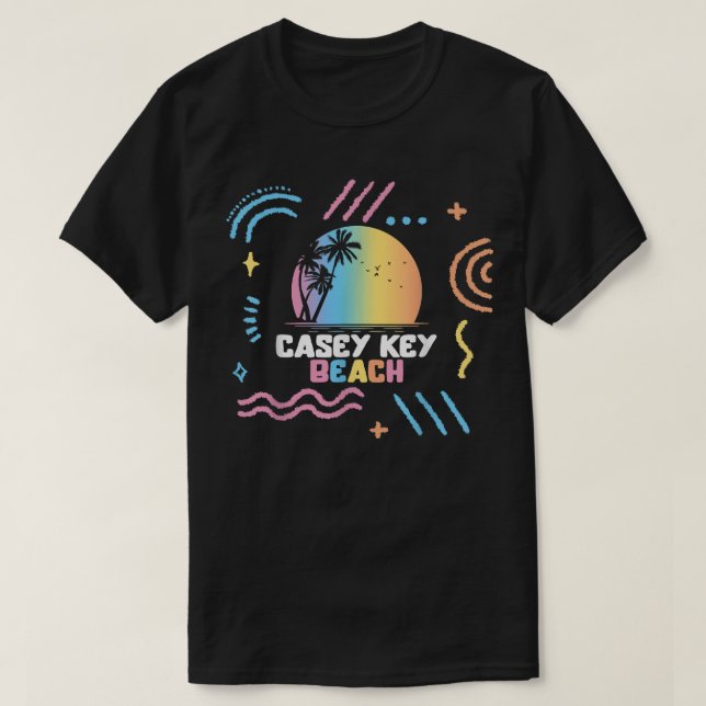 Casey Key Beach Surfing Vacation Family Match t t T-Shirt (Design vorne)