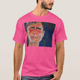 Casey Tatum Tim und Eric Acrylic Portrait T-Shirt