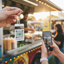 Cash App & Venmo QR Code Personalisierter Schlüsse