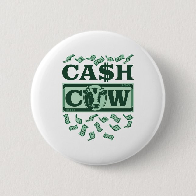 Cash Cow Button (Vorderseite)