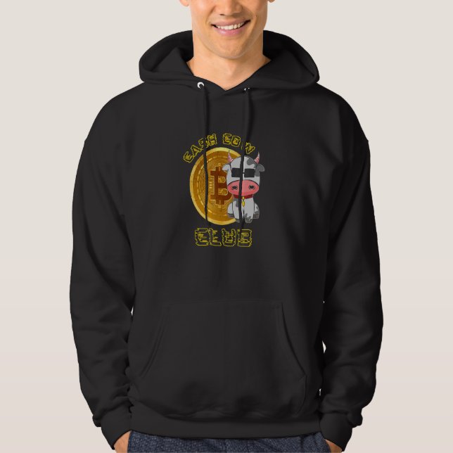 Cash Cow Club Bitcoin Krypto Hodl Mining Hoodie (Vorderseite)