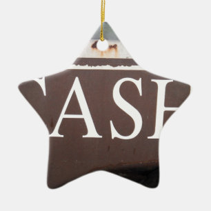 CASH Tower Truck Vintage Car Sign Keramikornament