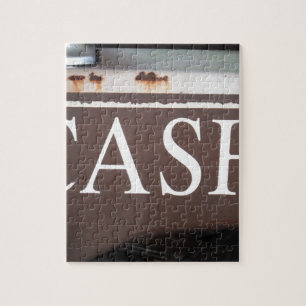 CASH Tower Truck Vintage Car Sign Puzzle