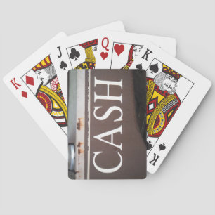 CASH Tower Truck Vintage Car Sign Spielkarten