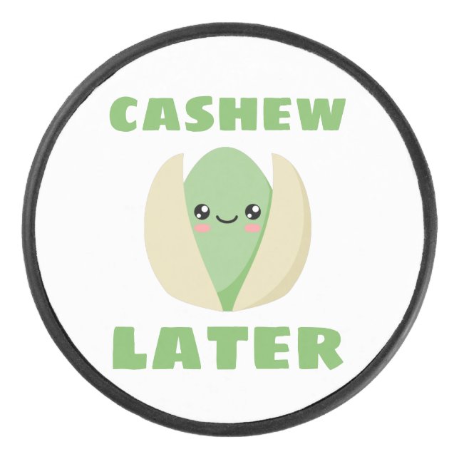 Cashew Later Eishockey Puck (Vorderseite)