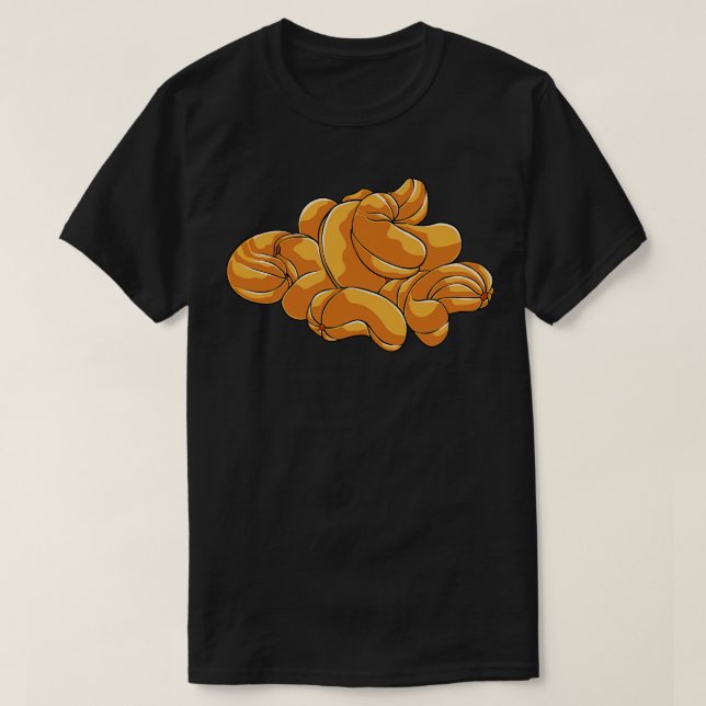 Cashew Nut Nuts Cashews T-Shirt (Design vorne)