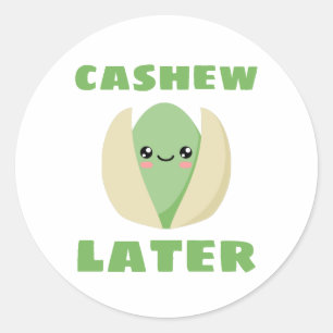 Cashew Runder Aufkleber