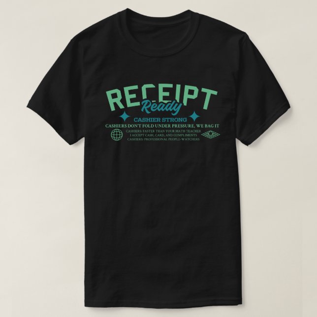 Cashier Strong T-Shirt (Design vorne)