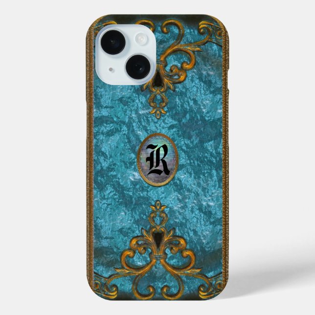 Cashtra Viktorianisches Hübsches Girl Monogramm Case-Mate iPhone Hülle (Rückseite)