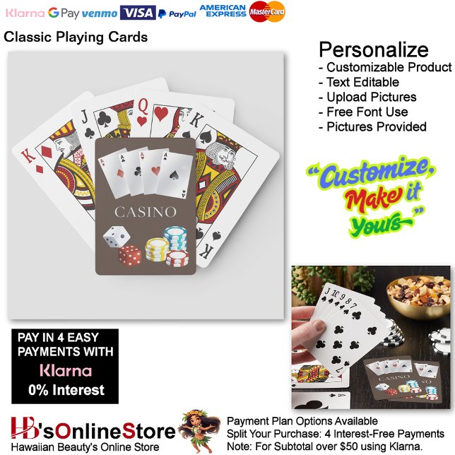 Casino Ace Poker Chips Wählen Sie eine andere Opti Spielkarten (Casino Ace Dice Poker Chips Playing Cards 7.)