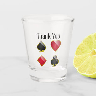 Casino Card Anzug Gastgeschenk Hochzeit Shootglas Schnapsglas
