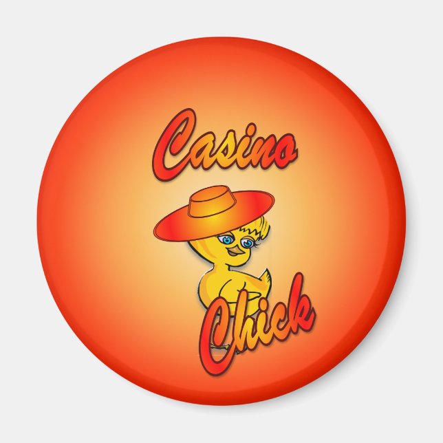 Casino Chick #5 Magnet (Vorne)