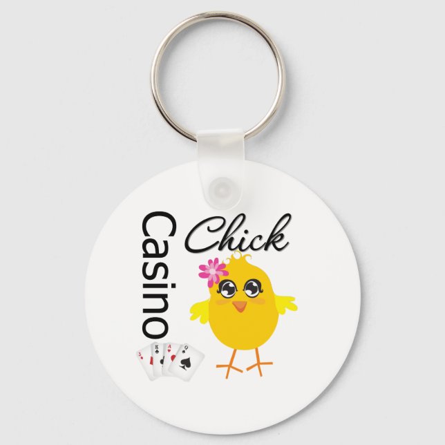Casino Chick Schlüsselanhänger (Vorderseite)