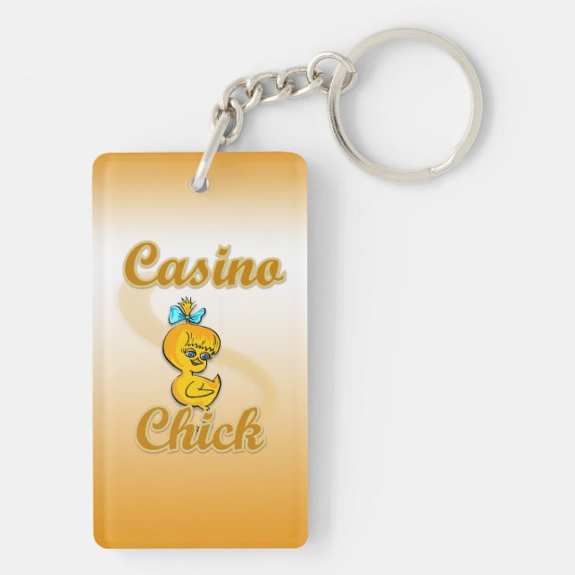 Casino Chick Schlüsselanhänger (Rückseite)
