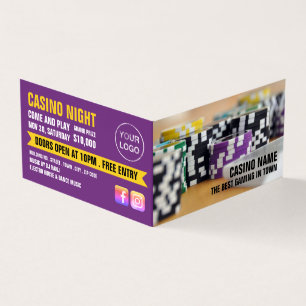 Casino Chips, Casino Manager im Detail Visitenkarten