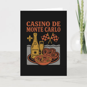 Casino De Monte Carlo Souvenir Monaco Essen Und Re Karte
