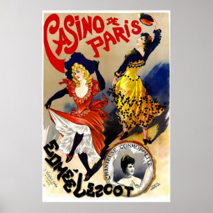 Casino de Paris 1895 POSTERDRUCK A5-A1 Vintage Poster