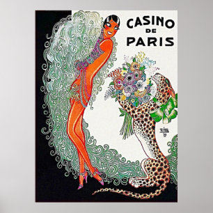 Casino de Paris - Glamour der Roaring Zwanziger Poster