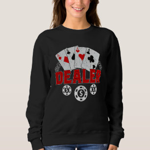 Casino Dealer Halloween Kostüme Shirt Poker Gambli
