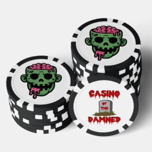 Casino der Verdammten Zombie-Pokerchip Pokerchips