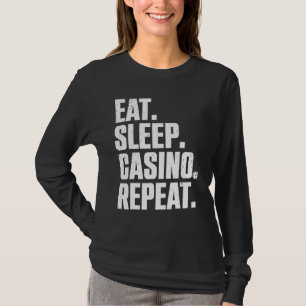 Casino für Männer Frauen Casino Spieler Poker T-Shirt