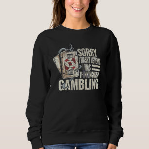 Casino Gambler Gambling Poker Händlerangebot Sweatshirt